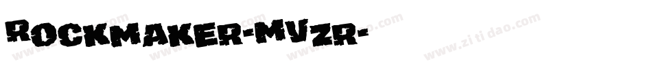 Rockmaker-MVzr字体转换