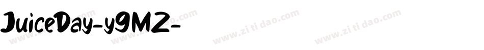 JuiceDay-y9MZ字体转换