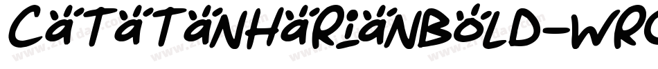 CatatanHarianBold-WRGz字体转换