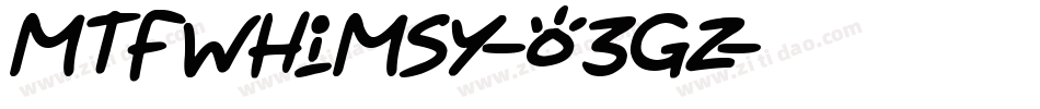MtfWhimsy-o3Gz字体转换