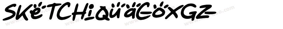 Sketchiquac-oXGz字体转换 Sketchiquac-oXGz字体转换