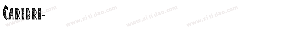 Caribri字体转换