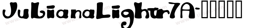 JulianaLight-r7A字体转换