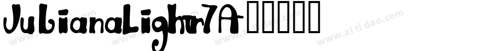 JulianaLight-r7A字体转换
