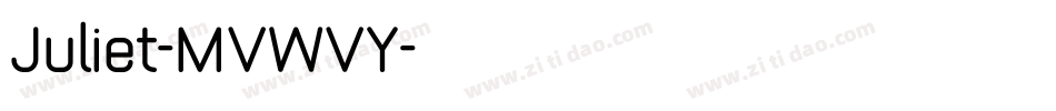 Juliet-MVWVY字体转换