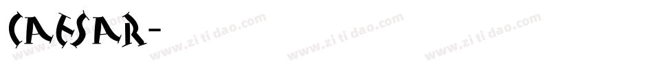 CAESAR字体转换