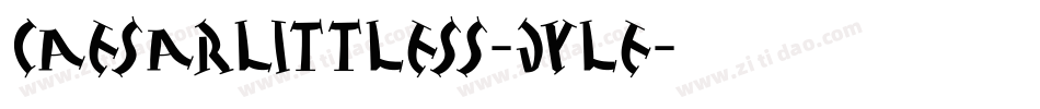 CaesarLittleSs-DylE字体转换