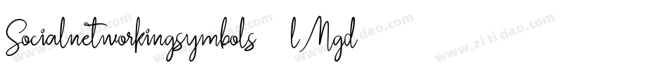 Socialnetworkingsymbols1-lMgd字体转换