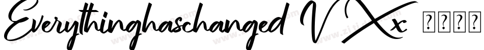 Everythinghaschanged-V7Xx字体转换