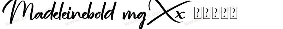Madeleinebold-mgXx字体转换