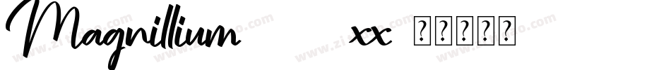 Magnillium-511xx字体转换