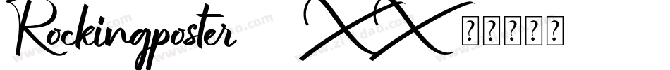 Rockingposter-06XX字体转换