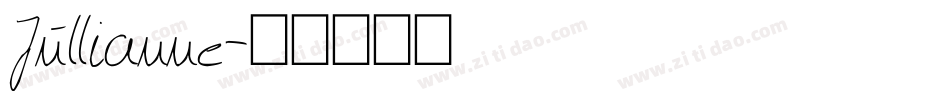 Jullianne字体转换