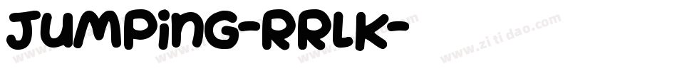Jumping-rRLK字体转换