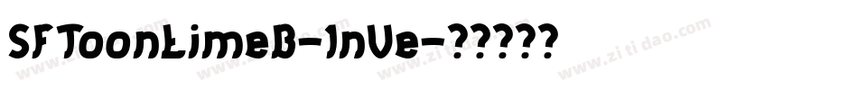 SfToontimeB-1nVe字体转换