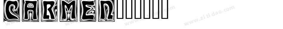 carmen字体转换