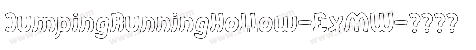 JumpingRunningHollow-ExMW字体转换