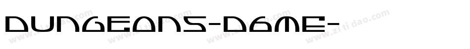 Dungeons-D6mE字体转换