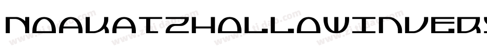 NoakatzHollowInverse-O6me字体转换