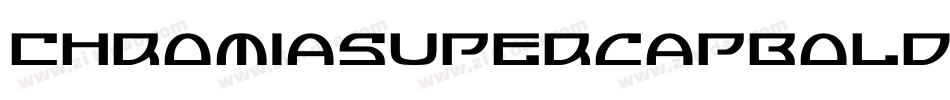 ChromiaSupercapBold-18GM字体转换