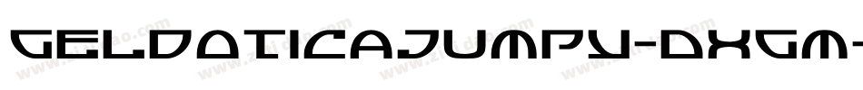 Geldoticajumpy-DXGm字体转换