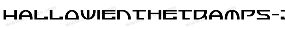 Hallowienthetramps-JWGm字体转换