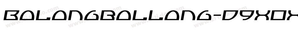Bolongbollong-d9xOx字体转换