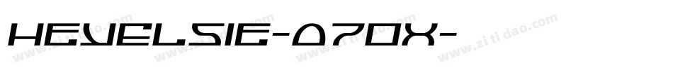 HeyElsie-o7Ox字体转换