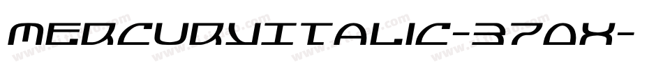 MercuryItalic-37oX字体转换