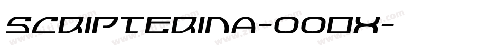 Scripterina-00OX字体转换