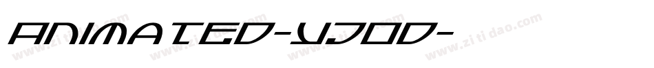 Animated-yJOd字体转换