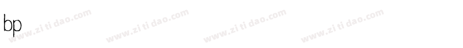 bp字体字体转换