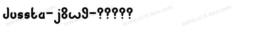Jussta-j2w9字体转换