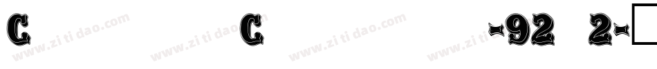 CarnivalCentenary-92a2字体转换