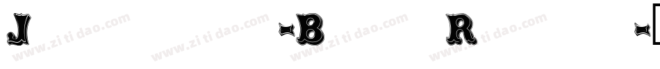 Judgement-BlackRimmed字体转换