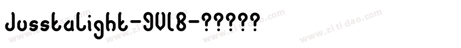 JusstaLight-9VlB字体转换