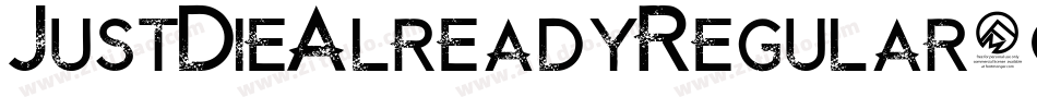 JustDieAlreadyRegular-q1p0字体转换