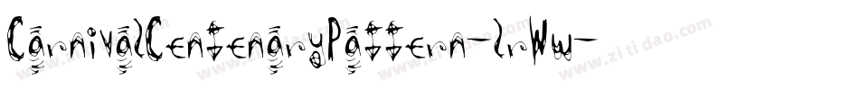 CarnivalCentenaryPattern-lrWw字体转换