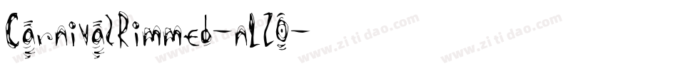 CarnivalRimmed-nLZO字体转换