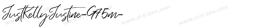 JustKellyJustine-G75m字体转换