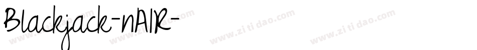 Blackjack-nA1R字体转换