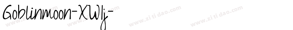 Goblinmoon-XW1j字体转换