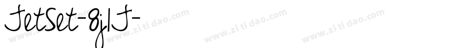 JetSet-8j1J字体转换