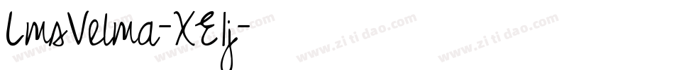 LmsVelma-XE1j字体转换