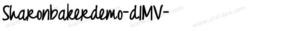 Sharonbakerdemo-d1MV字体转换