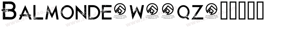 Balmonde-w13qz字体转换