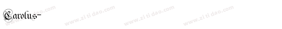 Carolus字体转换