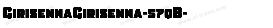 GirisennaGirisenna-57qB字体转换