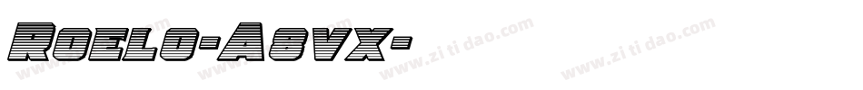 Roelo-A8vx字体转换