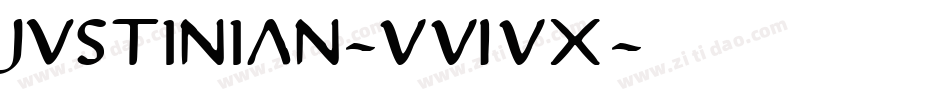 Justinian-V6V0字体转换